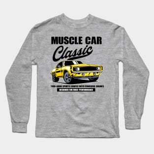 MUSCLE CAR CLASSIC CARTOON Long Sleeve T-Shirt